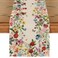 Artoid Mode Plants Floral Butterfly Valentines Day Table Runner Anniversary Wedding Kitchen Dining Table Decoration for Home Party Decor 13x72 Inch