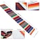 CRJHNS Mexican Table Runner Cotton Serape Table Runners for Mexican Theme Party Decoration Fiesta Cinco de Mayo Baby Shower Wedding 14x84Purple 2
