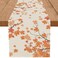 GAGEC Fall Table Runner Maple Leaf Autumn Harvest Thanksgiving Runners Farmhouse Holiday Kitchen Dining Table Decorations 13 x 72 Inch