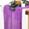 FUHSY 10 Pack 10FT Gauze Table Runner Cheesecloth Fabric Lilac Table Runners Cheese Cloth Rustic Wedding Party Table Runner Boho Birthday Table Decorations Lavender Sheer for Cheese Clothes