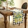 GEEORY Black Buffalo Check Summer Table Runner 72 Inch Lemon Vase Spring Farmhouse Rustic Holiday Runners Kitchen Dining Table Decoration for Indoor Outdoor Dinner Party Dcor GT10972