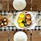 GEEORY Black Buffalo Check Summer Table Runner 72 Inch Lemon Vase Spring Farmhouse Rustic Holiday Runners Kitchen Dining Table Decoration for Indoor Outdoor Dinner Party Dcor GT10972