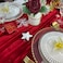 EHLDekol Luxurious Velvet Table Runner 10ft Wedding Reception Decorations 20x120inch Soft Velvet Fabric Table Linen Overlay Wedding Table Runners Red 20X120inch