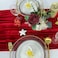 EHLDekol Luxurious Velvet Table Runner 10ft Wedding Reception Decorations 20x120inch Soft Velvet Fabric Table Linen Overlay Wedding Table Runners Red 20X120inch