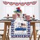 TweetyBed Patriotic Table Runner 70 Inches 4th of July Runner for Tables Truck American Flag Stars Independence Day Memorial Day Decorations Dinner Runner