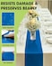 Pureegg Blue Plastic Table Runners 10 Pack 14 x 108 Water Resistant Disposable Centerpiece Decorations for Table Cloth Wedding Birthday Holiday Baby Shower Party Home Decor