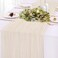 SAJOO Cream Cheesecloth Table Runner 133FT Rustic Sheer Gauze Table Runners 157 Inch Boho Cheese Cloth Table Decorations for Wedding Party Bridal Birthday Home Decor