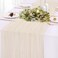 SAJOO Cream Cheesecloth Table Runner 133FT Rustic Sheer Gauze Table Runners 157 Inch Boho Cheese Cloth Table Decorations for Wedding Party Bridal Birthday Home Decor