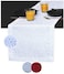 Akutana White Table Runner 90 inch Waterproof Dresser Scarf Outdoor Coffee Table Runner Elegant Jacquard Dining Table Runners for Dinner Parties Events Wedding Long Decor Thanksgiving Christmas