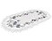 Linens, Art Embroidered Delft Blue Onion Flower Table Runner Dresser Scarf Doily 14Wx27L