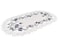 Linens, Art Embroidered Delft Blue Onion Flower Table Runner Dresser Scarf Doily 14Wx27L