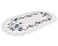 Linens, Art Embroidered Delft Blue Onion Flower Table Runner Dresser Scarf Doily 14Wx27L