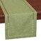 Grelucgo Handcrafted Solid Color Dining Table Runner DoubleHemstitched Sage Green 14 x 72