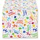Cackleberry Home Happy Birthday Balloon Dogs Cotton Table Runner Reversible 14 x 72 Inches