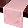 Grelucgo Handcrafted Solid Color Dining Table Runner Dresser Scarf DoubleHemstitched Pink 14 x 72