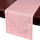 Grelucgo Handcrafted Solid Color Dining Table Runner Dresser Scarf DoubleHemstitched Pink 14 x 72