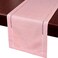 Grelucgo Handcrafted Solid Color Dining Table Runner Dresser Scarf DoubleHemstitched Pink 14 x 72