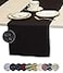 Akutana Black Table Runner 36 inch Waterproof Dresser Scarf Outdoor Coffee Table Runner Elegant Dining Table Runners for Fiesta Dinner Parties Events Wedding Decor Thanksgiving Halloween Christmas