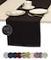 Akutana Black Table Runner 36 inch Waterproof Dresser Scarf Outdoor Coffee Table Runner Elegant Dining Table Runners for Fiesta Dinner Parties Events Wedding Decor Thanksgiving Halloween Christmas