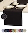 Akutana Black Table Runner 36 inch Waterproof Dresser Scarf Outdoor Coffee Table Runner Elegant Dining Table Runners for Fiesta Dinner Parties Events Wedding Decor Thanksgiving Halloween Christmas