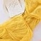 Joanlody Yellow Cheesecloth Table Runner Summer 10Ft Rustic Gauze Boho Cheese Cloth Table Runner for Wedding Bridal Baby Shower Birthday Tea Garden Party Decoration