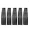 JYFLZQ Black Sequin Table Runner 12 x 72 Pack of 5 Sparkly Black Glitter Sequin Fabric Table Linens Sparkly Runners for Wedding Birthday Party Decor