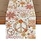 Artoid Mode Daisy Flower Peace and Love Table Runner Wreath Float Groovy Kitchen Dining Table Decoration for Outdoor Home Party 13x72 Inch
