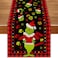 FARMNALL Christmas Table Runner 13x108 Inch Christmas Xmas Winter Holiday Decorations and Supplies for Home Kitchen Dining Room Table Decor