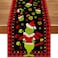 FARMNALL Christmas Table Runner 13x108 Inch Christmas Xmas Winter Holiday Decorations and Supplies for Home Kitchen Dining Room Table Decor