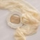Keketoarrange White Cheesecloth Table Runner Ivory Cream Gauze Rustic Cheese Cloth Table Runner 120 Inch 10 FT for Wedding Baby Bridal Shower Party Sheer Boho Summer Home Decorations