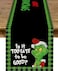 Pudodo Green Christmas Table Runner Merry Christmas Xmas Buffalo Plaid Check Winter Holiday Party Decoration Fireplace Kitchen Dinning Home Decor