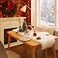 MeiSan Table Runner Modern White Thanksgiving Fur Table Runners for Christmas Wedding Party Holiday Birthday Home Farmhouse Dining Coffee Table Decor Decoration Rug Bed Runner for Table 118x708 inch