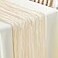 Reyke 1 Pack Beige Cheesecloth Table Runner for Party 10Ft Beige Gauze Table Runner 35x120 Inch Boho Rustic Cheese Cloth Long Table Runners Romantic Wedding Decor for Baby Bridal Shower Birthday