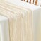 Reyke 1 Pack Beige Cheesecloth Table Runner for Party 10Ft Beige Gauze Table Runner 35x120 Inch Boho Rustic Cheese Cloth Long Table Runners Romantic Wedding Decor for Baby Bridal Shower Birthday