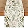 Artoid Mode Wildflowers Floral Spring Table Runner Seasonal Summer Butterfly Kitchen Dining Table Decoration for Home Party 13x72 Inch