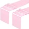 FYNITE 2 Pack Baby Pink Satin Table Runner 12 x 108 Inches Long Bright Satin Silky Smooth Table Decor for Birthday Party Decorations Wedding Banquets