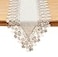 Winotic Natural Neutral Earth Tones Beige Floral Lace Table Runner Dresser Scarf 36 inches Long for Home Decor 16 x36 Natural