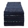 DII Handmade Chindi Tabletop Reversible and Machine Washable Table Runner 14x72 Nautical Blue