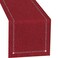 Grelucgo Handmade Hemstitched Polyester Rectangle Table Runners Dresser Scarves Cranberry 14x84 inch
