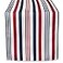 DII Patriotic Stripes Tabletop Collection Stain Resistant Waterproof Table Runner 14x108 Red White Blue