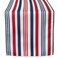 DII Patriotic Stripes Tabletop Collection Stain Resistant Waterproof Table Runner 14x108 Red White Blue