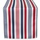 DII Patriotic Stripes Tabletop Collection Stain Resistant Waterproof Table Runner 14x108 Red White Blue