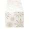 DII Holiday Dining Table Linen Sparkle Metallic Kitchen Dcor Table Runner 14x72 Snowflakes Print