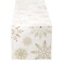 DII Holiday Dining Table Linen Sparkle Metallic Kitchen Dcor Table Runner 14x72 Snowflakes Print