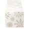 DII Holiday Dining Table Linen Sparkle Metallic Kitchen Dcor Table Runner 14x72 Snowflakes Print