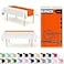 Grandipity Orange 12 Pack Premium Disposable Plastic Table Runner 14 x 108 Inch Table Runner for Dinner Parties Events by