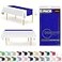 Grandipity Blue 12 Pack Premium Disposable Plastic Table Runner 14 x 108 Inch Table Runner for Dinner Parties Events by