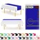 Grandipity Blue 12 Pack Premium Disposable Plastic Table Runner 14 x 108 Inch Table Runner for Dinner Parties Events by