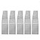JYFLZQ Silver Sequin Table Runners 12x72 Pack of 5 Glitter Sequin Fabric Table Linens Sparkly Runners for Wedding Birthday Party Decor