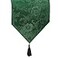 Elrene Home Fashions Poinsettia Elegance Jacquard Holiday Table Runner 13 x 70 Green